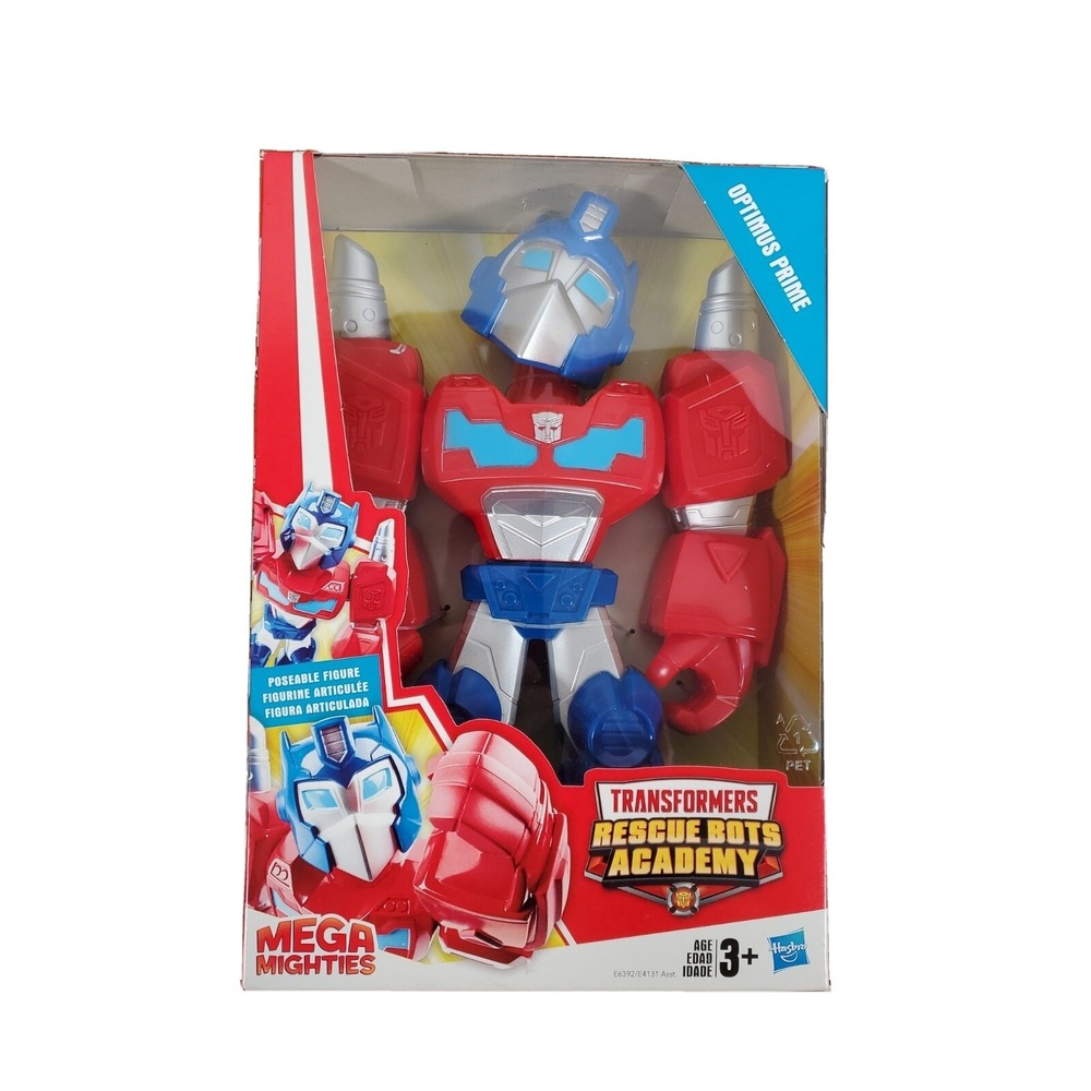 Hasbro Mega Mighties OPTIMUS PRIME Transformers Rescue Bots Academy NEW